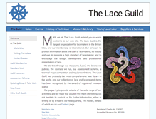Tablet Screenshot of laceguild.org